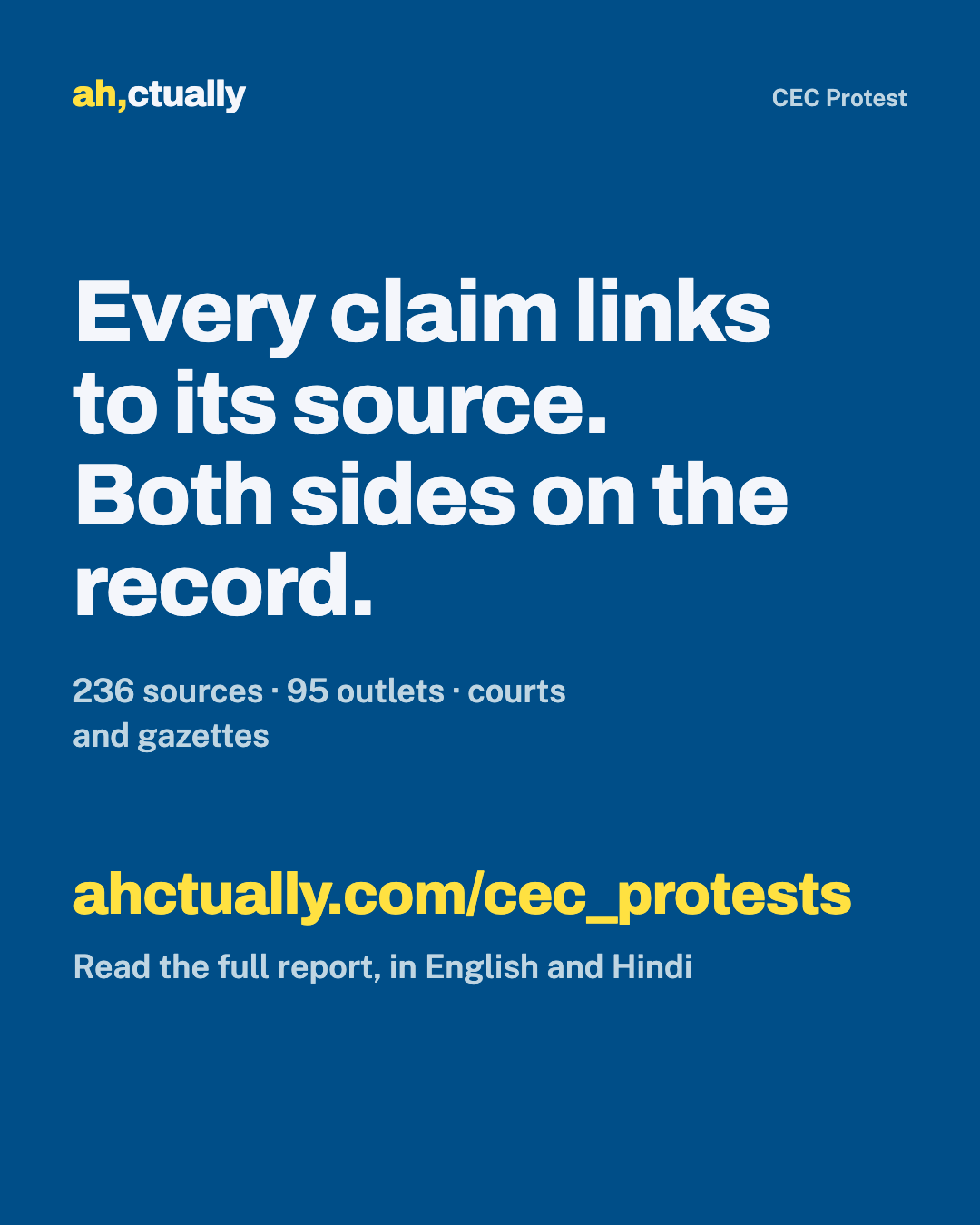 Card 9 of 9: Every claim links to its source.